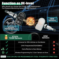 XTOOL TS100 Pro Programmable Universal Tire Pressure Sensor - FairTools