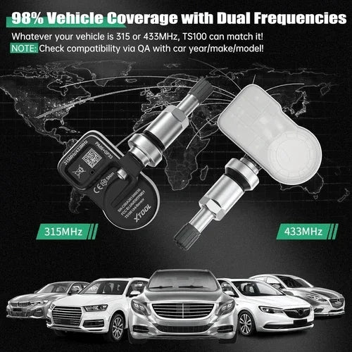 XTOOL TS100 Pro Programmable Universal Tire Pressure Sensor - FairTools