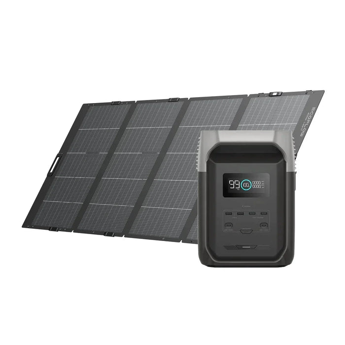 EcoFlow DELTA 3 (1500) + 400W Lightweight Portable Solar Panel EcoFlow