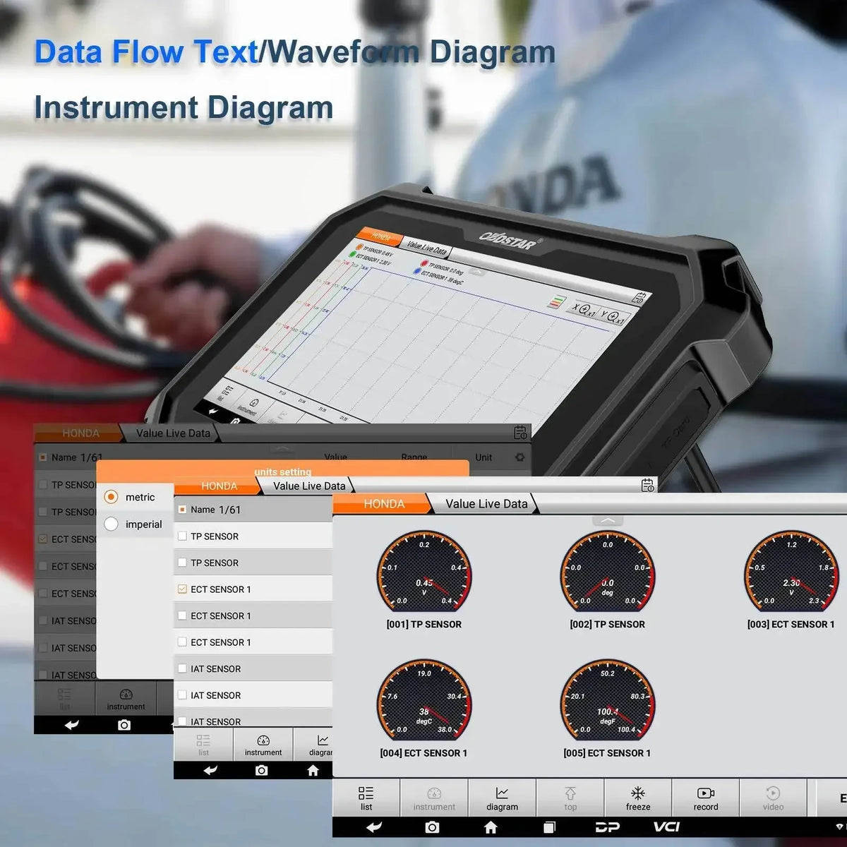 OBDSTAR D800 B Diagnostic Tool for Marine - FairTools