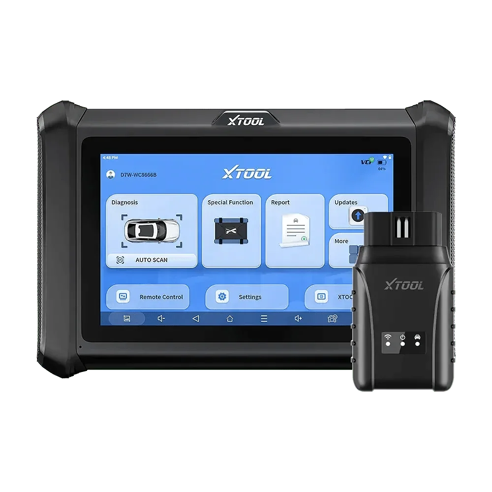 XTOOL D7W Smart Diagnostic Tool, Key Coding, OdometerCorrection, 3-Year Free Update - Free of Autel MaxiVideo MV105S Digital Inspection Camera - FairTools