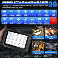 XTOOL D7W Smart Diagnostic Tool, Key Coding, OdometerCorrection, 3-Year Free Update - Free of Autel MaxiVideo MV105S Digital Inspection Camera - FairTools