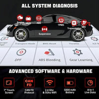 XTOOL IP819TP Car Diagnostic Scan tool, Key Coding, TPMS Tool FairTools