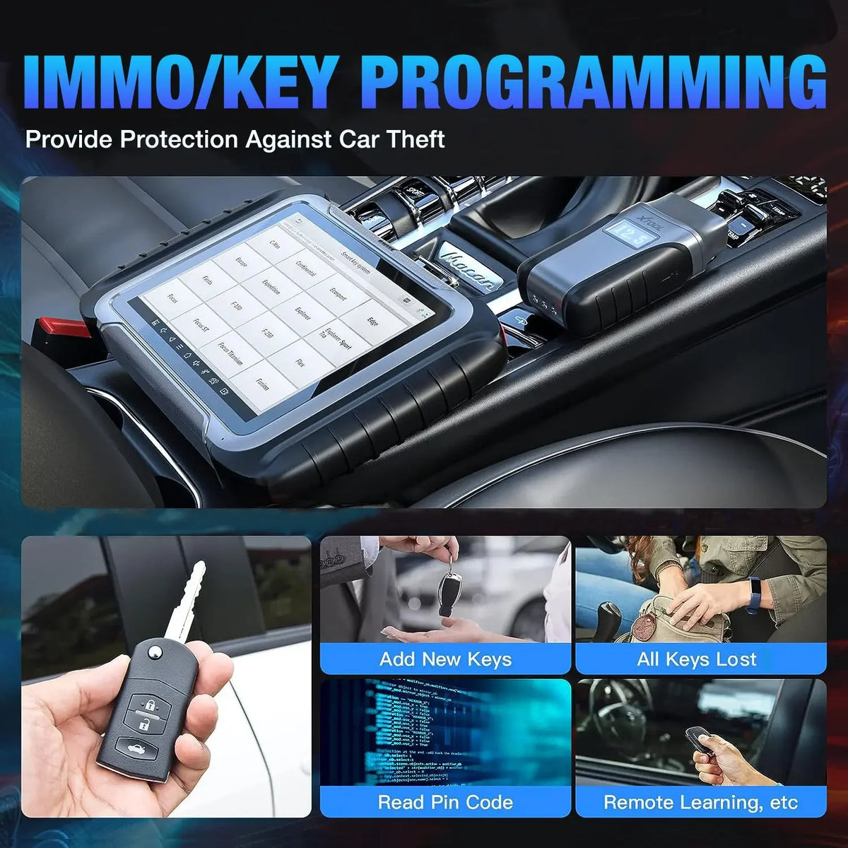 Xtool XT80W Professional Diagnostic Car Scanner Odometer Key programming ECU Coding - FairTools