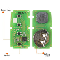 Xhorse XSTO01EN Smart Remote Key Toyota XM38 4D 8A 4A All in One 4 Buttons Key